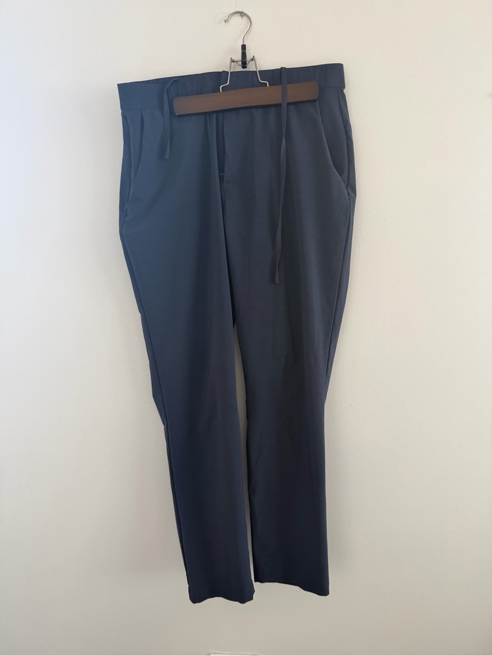 Men's Navy Dress-Style Casual Pants
